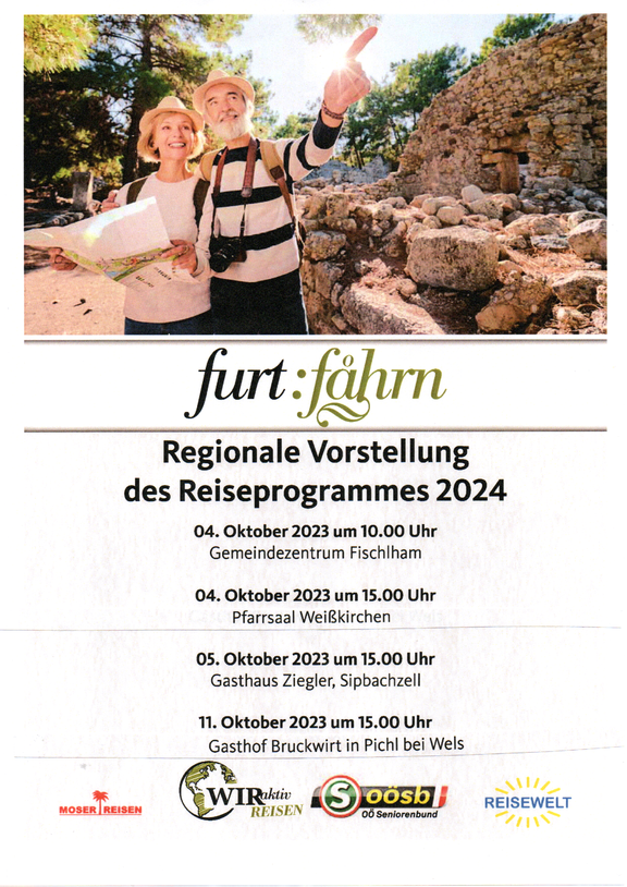 Reiseprogramm 2024 - WIRaktiv Moser-Reisen Reisewelt